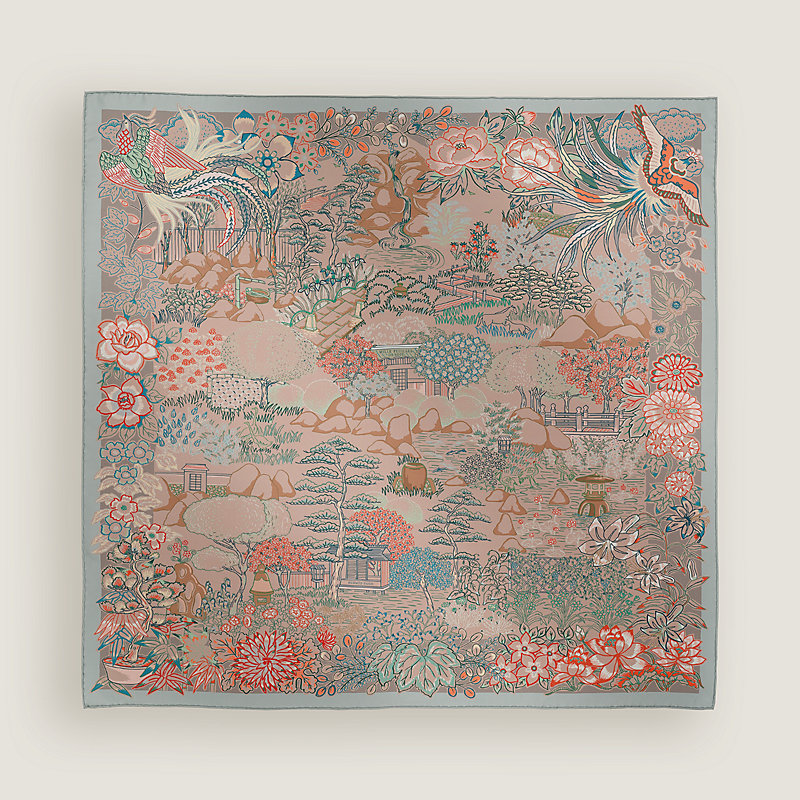 【素敵】HERMES Carre 90 double face Mille Feuilles de Soie Mille Feuilles de Soie double face scarf 90 | Hermès Canada